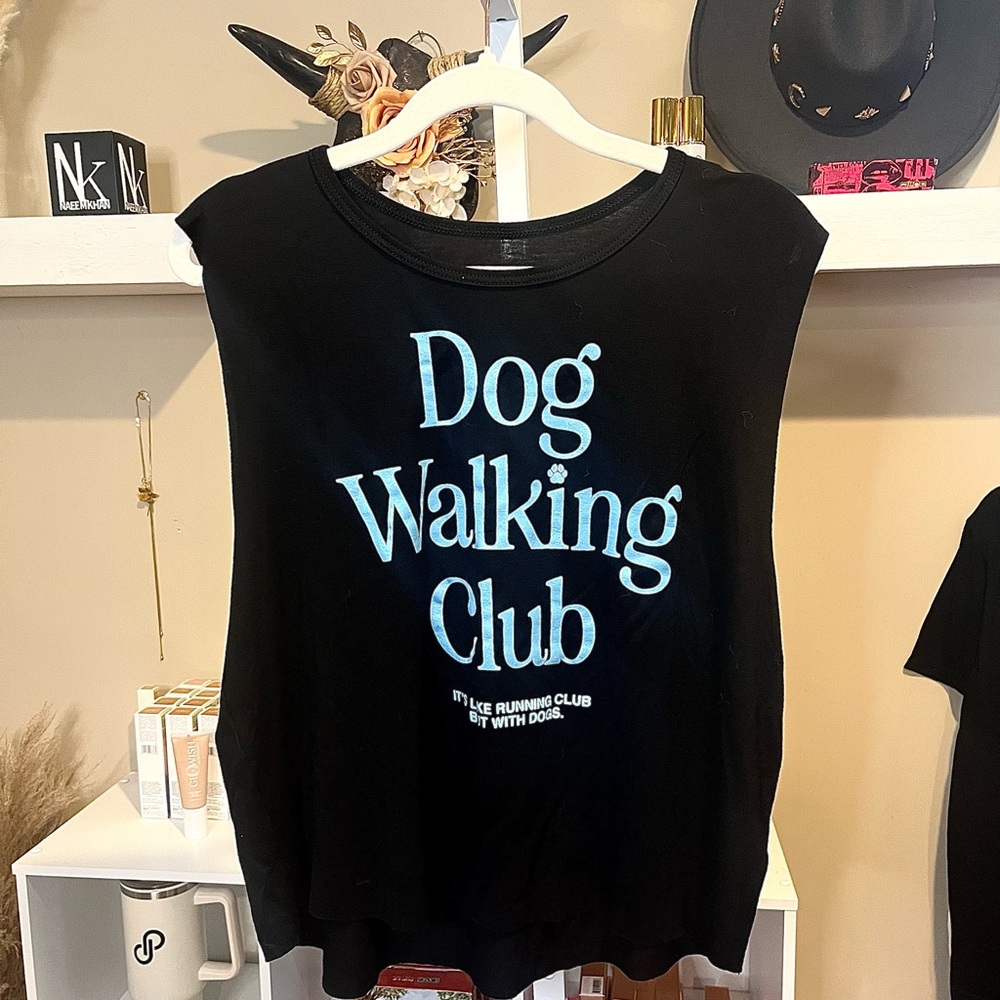 Puppies Make Me Happy Dog Walking Club Crop Top - Sold Out